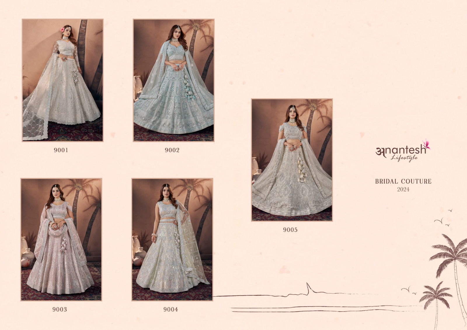 Bridal Couture 2024 By Anantesh Engagement Designer Lehenga Choli Suppliers In India
